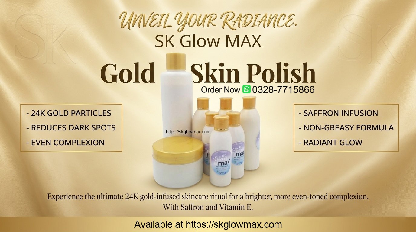 24K Gold Skin Polish (100% Results) - SK Glow MAX Poster