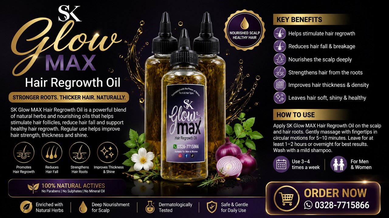 Extra Hair Regrowth Oil - SK Glow MAX