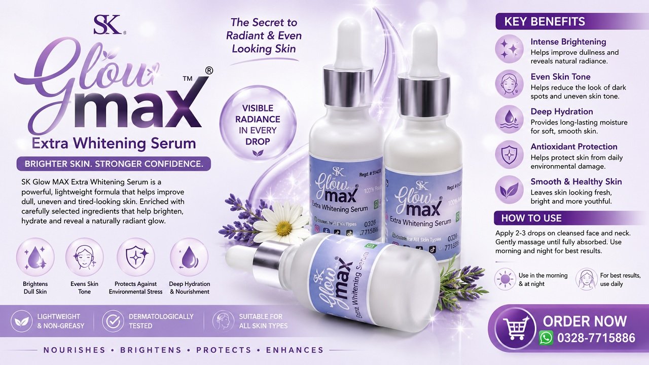 Extra Whitening Serum SK Glow MAX