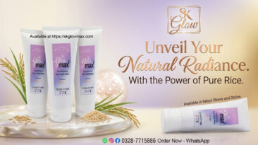 SKGlowMAX Extra Whitening Rice Face Wash Poster